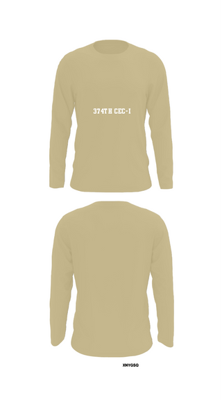 Long Sleeve Performance Shirt, 374th CEC-I, Army, Teamtime, Team time, sublimation, custom sports apparel, team uniforms, spirit wear, spiritwear, sports uniforms, custom shirts, team store, custom team store, fundraiser sports, apparel fundraiser