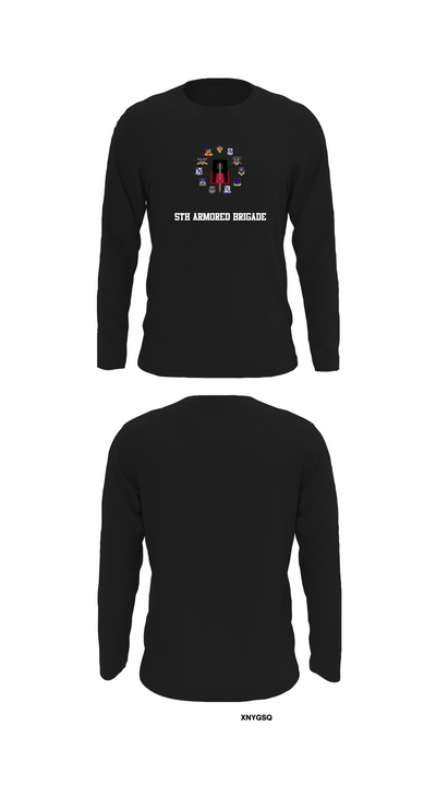 5th Armored Brigade 44800890 Long Sleeve Performance Shirt 32