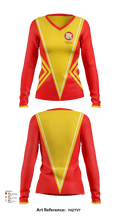 Penn Hills High School Cheer 78103306 Women's Long Sleeve V-neck Shirt - 117
