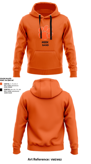 Hoodie, Meek High School Band, Spirit Store, Teamtime, Team time, sublimation, custom sports apparel, team uniforms, spirit wear, spiritwear, sports uniforms, custom shirts, team store, custom team store, fundraiser sports, apparel fundraiser