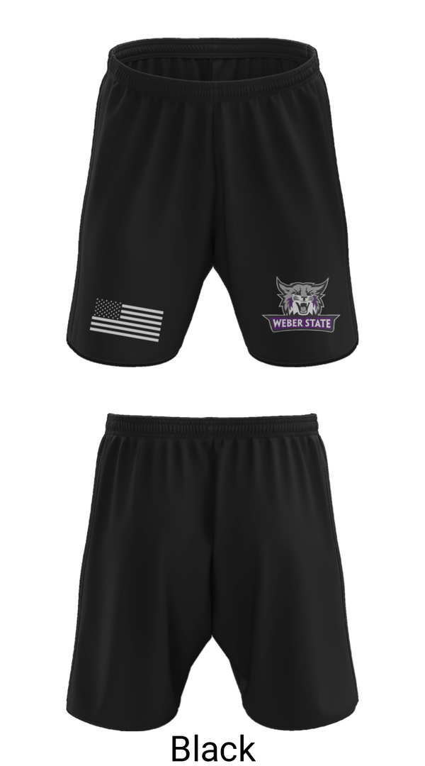 Athletic Shorts With Pockets, Weber State University Golf, Golf, Teamtime, Team time, sublimation, custom sports apparel, team uniforms, spirit wear, spiritwear, sports uniforms, custom shirts, team store, custom team store, fundraiser sports, apparel fundraiser