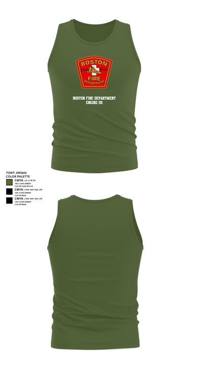 Boston Fire Department Engine 55 92329378 Tank Top - 59