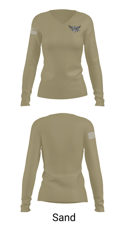 Nicholasville Police Department Special Response Team 47216100 Women's Long Sleeve V-neck Shirt -1 92