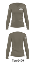 Schenectady Police Department 5445254 Women's Long Sleeve V-neck Shirt -1 73