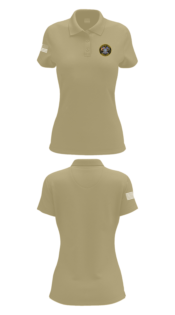 Womens Short Sleeve Performance Polo, Chesterfield County Sheriff Office, Police, Teamtime, Team time, sublimation, custom sports apparel, team uniforms, spirit wear, spiritwear, sports uniforms, custom shirts, team store, custom team store, fundraiser sports, apparel fundraiser