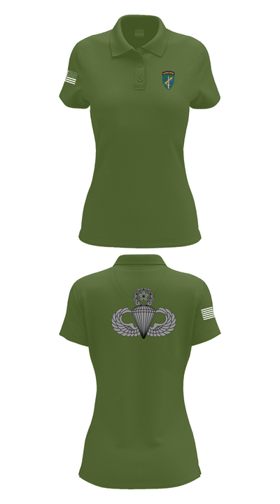 Charlie “Chaos” Company 47870658 Women's Short Sleeve Performance Polo  - 55