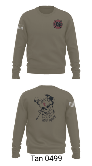 Crew Neck Sweatshirt, 386th ECES/CEF, Fire Department, Teamtime, Team time, sublimation, custom sports apparel, team uniforms, spirit wear, spiritwear, sports uniforms, custom shirts, team store, custom team store, fundraiser sports, apparel fundraiser