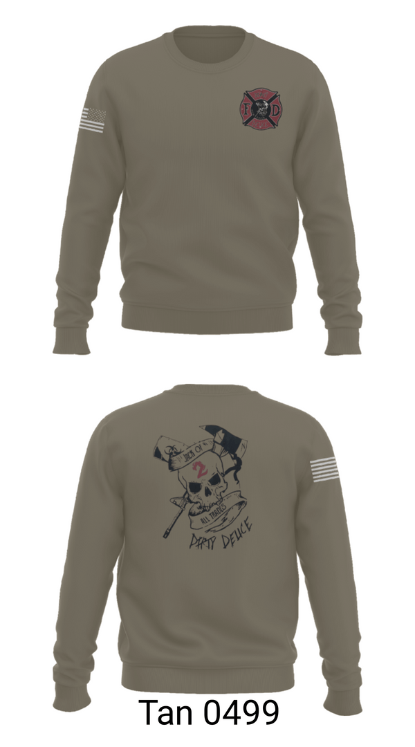 Crew Neck Sweatshirt, 386th ECES/CEF, Fire Department, Teamtime, Team time, sublimation, custom sports apparel, team uniforms, spirit wear, spiritwear, sports uniforms, custom shirts, team store, custom team store, fundraiser sports, apparel fundraiser