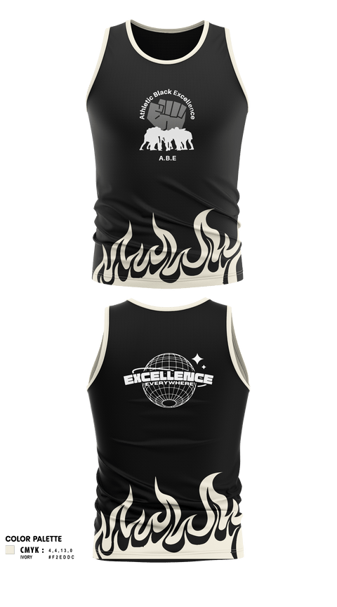 Tank Top, Athletic Black Excellence, Track & Field, Teamtime, Team time, sublimation, custom sports apparel, team uniforms, spirit wear, spiritwear, sports uniforms, custom shirts, team store, custom team store, fundraiser sports, apparel fundraiser