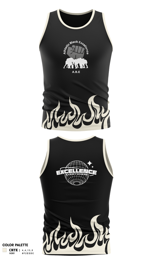 Tank Top, Athletic Black Excellence, Track & Field, Teamtime, Team time, sublimation, custom sports apparel, team uniforms, spirit wear, spiritwear, sports uniforms, custom shirts, team store, custom team store, fundraiser sports, apparel fundraiser