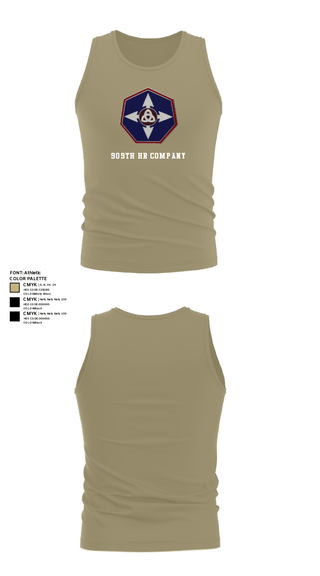 Tank Top, 909th HR Company, Army, Teamtime, Team time, sublimation, custom sports apparel, team uniforms, spirit wear, spiritwear, sports uniforms, custom shirts, team store, custom team store, fundraiser sports, apparel fundraiser