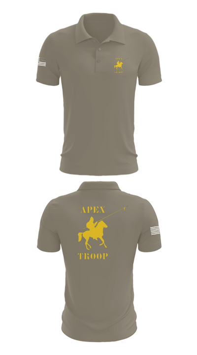 Alpha Troop, 1-221 CAV 34469039 Short Sleeve Performance Polo - 64