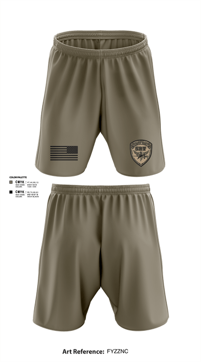 Kemper County Sheriff’s Office 63842297 Athletic Shorts With Pockets - 2