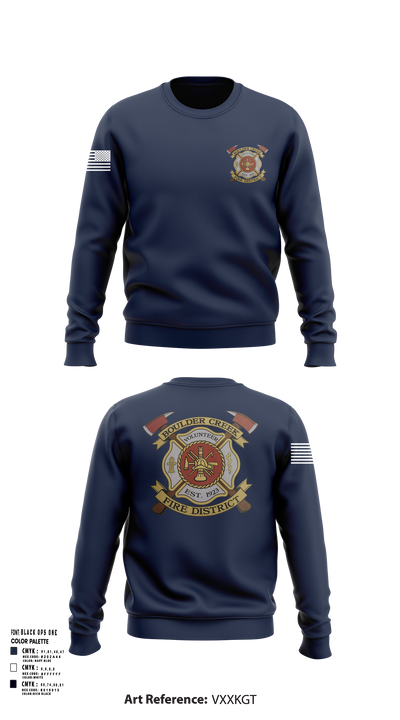Boulder creek fire 92680239 Crew Neck Sweatshirt - 107