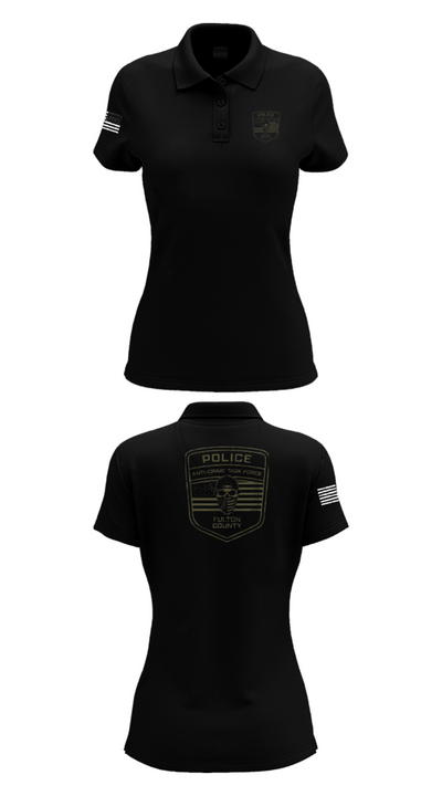 Fulton County Anti-Crime Task Force 27594594 Women's Short Sleeve Performance Polo  - 33