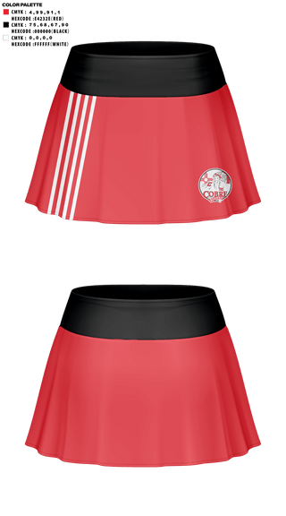 Skort, Cobre High School Cheer, Cheer, Teamtime, Team time, sublimation, custom sports apparel, team uniforms, spirit wear, spiritwear, sports uniforms, custom shirts, team store, custom team store, fundraiser sports, apparel fundraiser