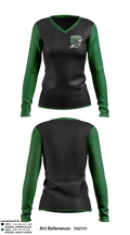 Howell Cheney Technical High School Softball 84997147 Women's Long Sleeve V-neck Shirt - 8