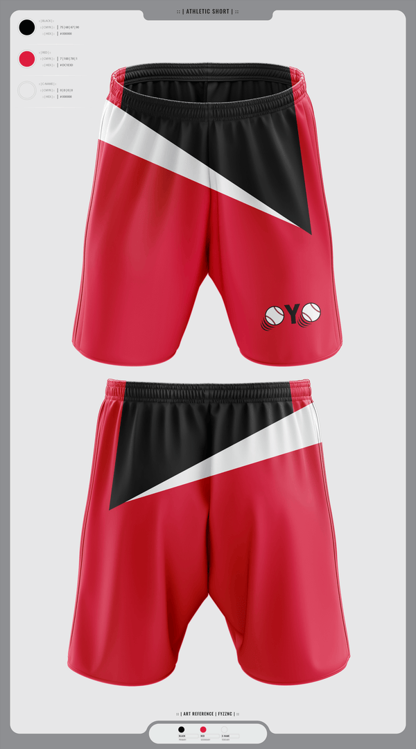 Athletic Shorts With Pockets, Oaklandon Youth Organization, Baseball, Teamtime, Team time, sublimation, custom sports apparel, team uniforms, spirit wear, spiritwear, sports uniforms, custom shirts, team store, custom team store, fundraiser sports, apparel fundraiser