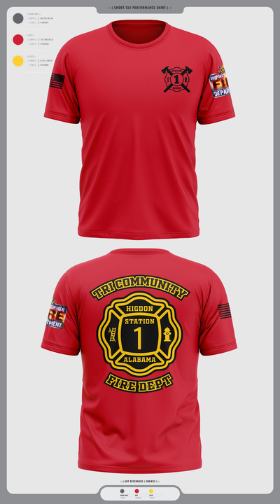 Tri-Community fire 52008799 Short Sleeve Performance Shirt - 2
