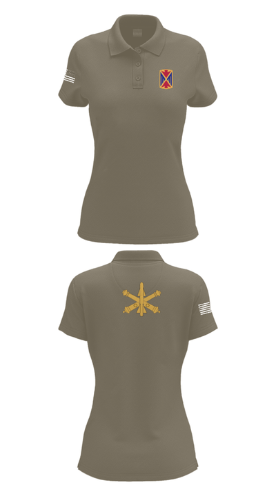 10th Army Air and Missile Command 85697191 Women's Short Sleeve Performance Polo  - 75