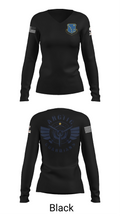 176th Medical Group 86455833 Women's Long Sleeve V-neck Shirt - 37