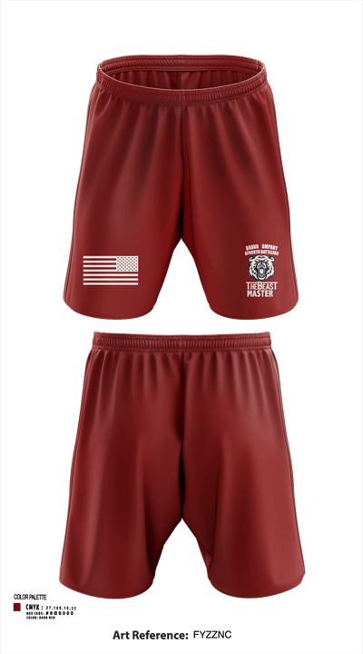 Bravo Company 3743173 Athletic Shorts With Pockets - 115