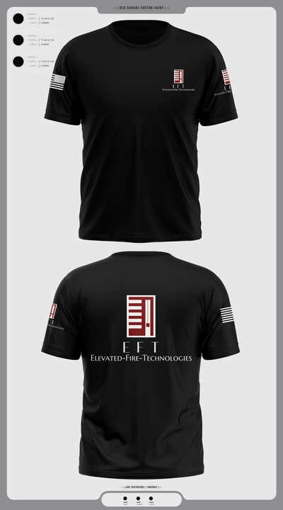 Elevated Fire Technologies Inc 48012343 Old School Cotton Feel Shirt - 1