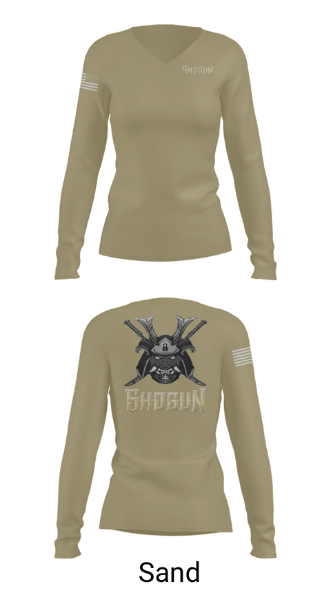 Womens Long Sleeve Vneck Shirt, Shogun, , Teamtime, Team time, sublimation, custom sports apparel, team uniforms, spirit wear, spiritwear, sports uniforms, custom shirts, team store, custom team store, fundraiser sports, apparel fundraiser