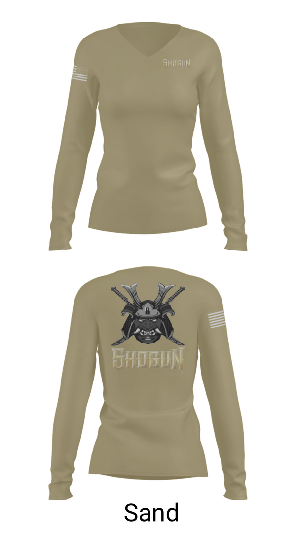 Womens Long Sleeve Vneck Shirt, Shogun, , Teamtime, Team time, sublimation, custom sports apparel, team uniforms, spirit wear, spiritwear, sports uniforms, custom shirts, team store, custom team store, fundraiser sports, apparel fundraiser