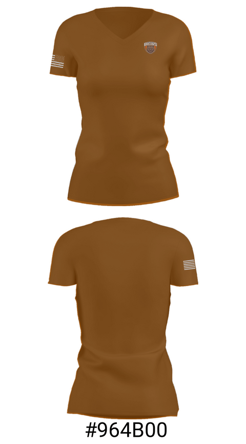 Women's Short Sleeve Vneck Shirt, Padua Franciscan High School Track, Track & Field, Teamtime, Team time, sublimation, custom sports apparel, team uniforms, spirit wear, spiritwear, sports uniforms, custom shirts, team store, custom team store, fundraiser sports, apparel fundraiser