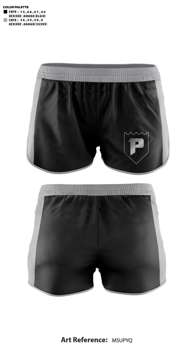 Preston High School Cross Country 85504696 Women's Shorts - 41