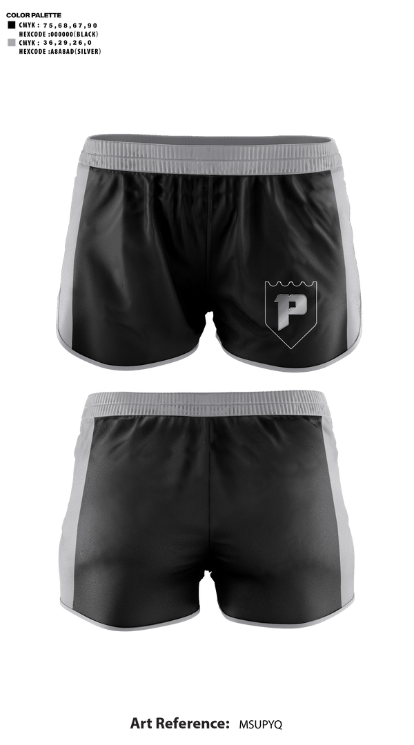 Womens Shorts, Preston High School Cross Country, Cross Country, Teamtime, Team time, sublimation, custom sports apparel, team uniforms, spirit wear, spiritwear, sports uniforms, custom shirts, team store, custom team store, fundraiser sports, apparel fundraiser