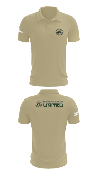 North Valley Youth Soccer League 32192697 Short Sleeve Performance Polo - 34
