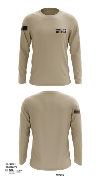 Long Sleeve Performance Shirt, Operation lone star, , Teamtime, Team time, sublimation, custom sports apparel, team uniforms, spirit wear, spiritwear, sports uniforms, custom shirts, team store, custom team store, fundraiser sports, apparel fundraiser