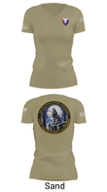 USAG Fort Hunter Liggett 63264859 Women's Short Sleeve V-neck Shirt - 44