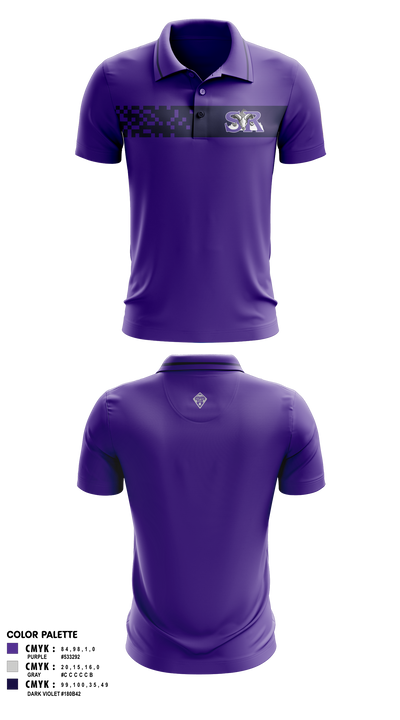 Shadow Ridge Middle School 74771306 Short Sleeve Performance Polo - 1