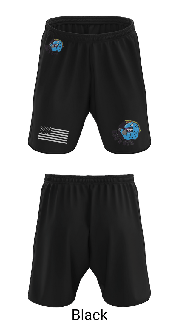 Athletic Shorts With Pockets, Robs Gym, Wrestling, Teamtime, Team time, sublimation, custom sports apparel, team uniforms, spirit wear, spiritwear, sports uniforms, custom shirts, team store, custom team store, fundraiser sports, apparel fundraiser