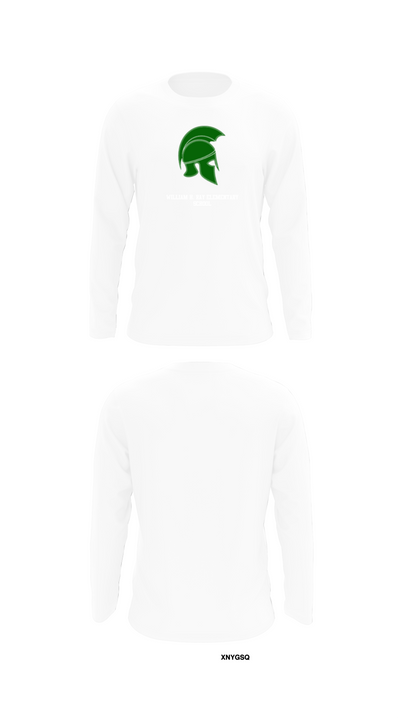 William H. Ray Elementary School 68027216 Long Sleeve Performance Shirt 8