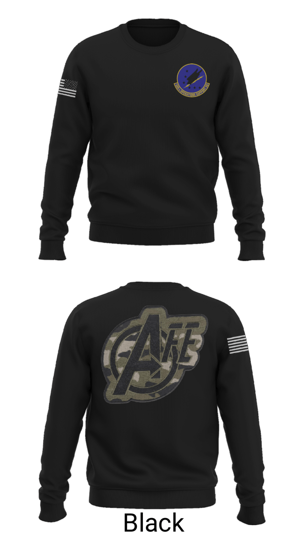 Crew Neck Sweatshirt, 509 OSS, Air Force, Teamtime, Team time, sublimation, custom sports apparel, team uniforms, spirit wear, spiritwear, sports uniforms, custom shirts, team store, custom team store, fundraiser sports, apparel fundraiser