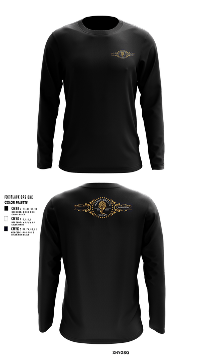 Henry Daceus cigars 92653193 Long Sleeve Performance Shirt - 4