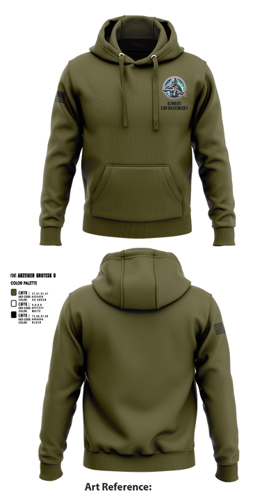 KINGHT ENFORCEMENT 49960504 Hoodie - 1