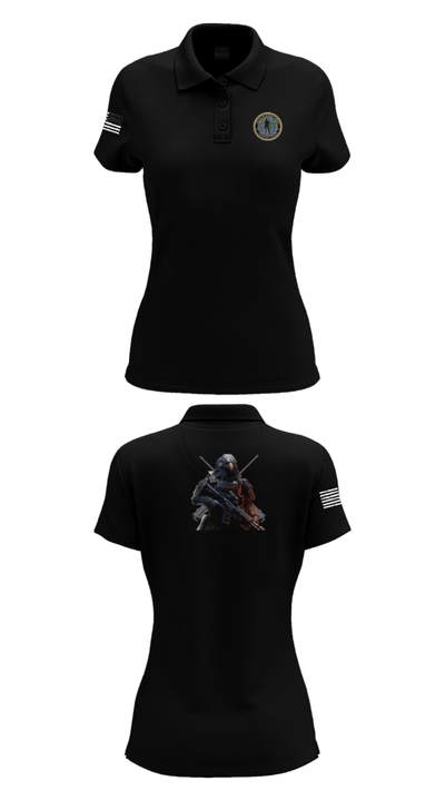 Center for Security Forces Detachment Chesapeake 88189039 Women's Short Sleeve Performance Polo  - 33