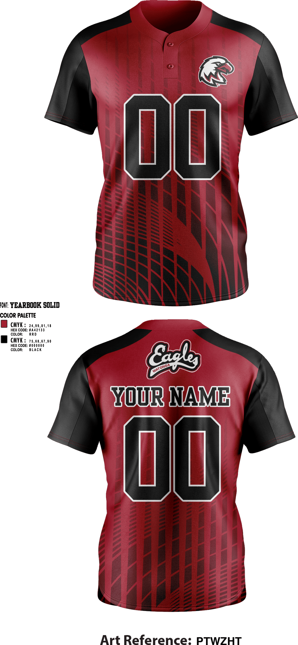 Watonga High School Softball 28724135 Full Button Softball Jersey - 1 ...