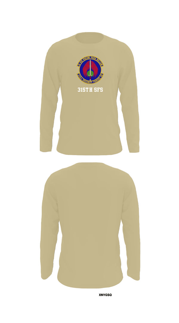 Long Sleeve Performance Shirt, 315th SFS, Air Force, Teamtime, Team time, sublimation, custom sports apparel, team uniforms, spirit wear, spiritwear, sports uniforms, custom shirts, team store, custom team store, fundraiser sports, apparel fundraiser