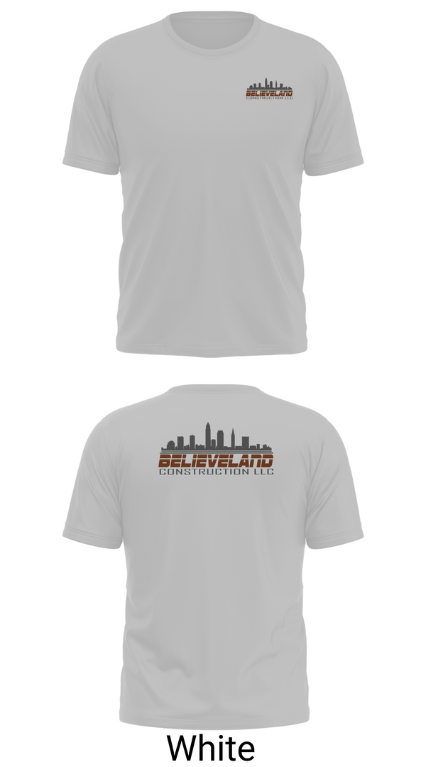 Short Sleeve Performance Shirt, Believeland Construction LLC, , Teamtime, Team time, sublimation, custom sports apparel, team uniforms, spirit wear, spiritwear, sports uniforms, custom shirts, team store, custom team store, fundraiser sports, apparel fundraiser