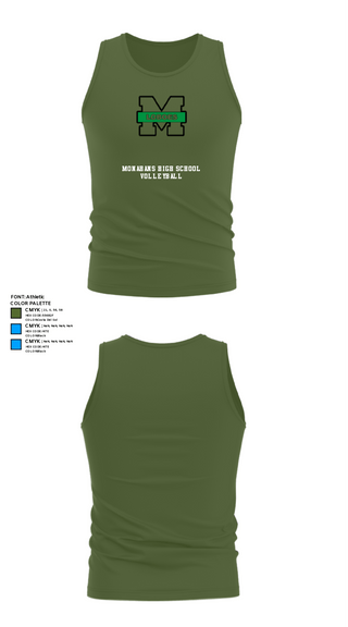 Tank Top, Monahans High School Volleyball, Men's Volleyball, Teamtime, Team time, sublimation, custom sports apparel, team uniforms, spirit wear, spiritwear, sports uniforms, custom shirts, team store, custom team store, fundraiser sports, apparel fundraiser