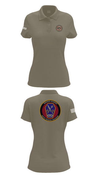 Womens Short Sleeve Performance Polo, 345 TRS, Air Force, Teamtime, Team time, sublimation, custom sports apparel, team uniforms, spirit wear, spiritwear, sports uniforms, custom shirts, team store, custom team store, fundraiser sports, apparel fundraiser