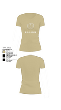 B Co. 1-126AVN 81837658 Women's Short Sleeve V-neck Shirt - 84