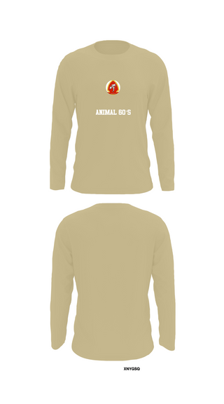 Long Sleeve Performance Shirt, Animal 60’s, , Teamtime, Team time, sublimation, custom sports apparel, team uniforms, spirit wear, spiritwear, sports uniforms, custom shirts, team store, custom team store, fundraiser sports, apparel fundraiser