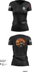 Bird dawgs Women's Short Sleeve V-neck Shirt - 256